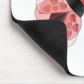 Ladybug-Liebe Mousepad (Ecke)