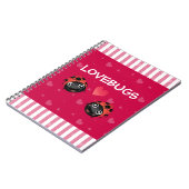 Ladybug-Liebe Notizblock (Linke Seite)