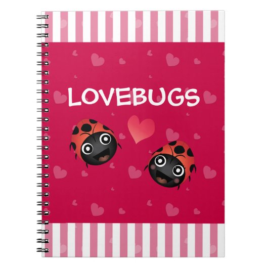 Ladybug-Liebe Notizblock (Vorderseite)