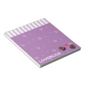 Ladybug-Liebe Notizblock (angewinkelt)