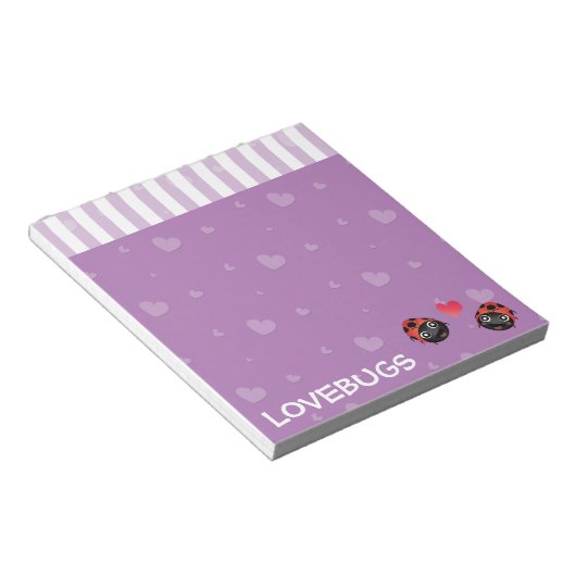 Ladybug-Liebe Notizblock (angewinkelt)