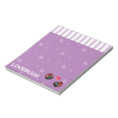 Ladybug-Liebe Notizblock (Rotiert)