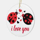Ladybug Liebe Ornament (Links)
