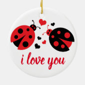 Ladybug Liebe Ornament (Hinten)