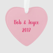 Ladybug-Liebe Ornament (Rückseite)