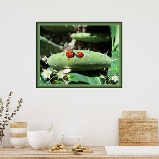 Ladybug-Liebe Poster (Küche)