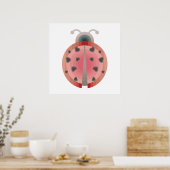 ladybug-Liebe Poster (Küche)