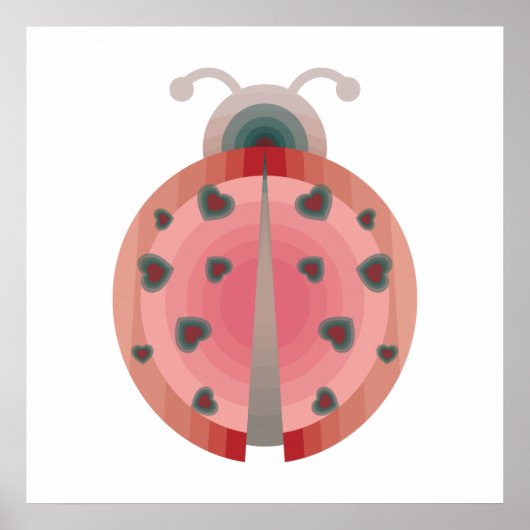 ladybug-Liebe Poster (Vorne)