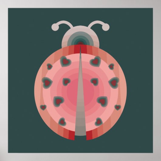 ladybug-Liebe Poster (Vorne)