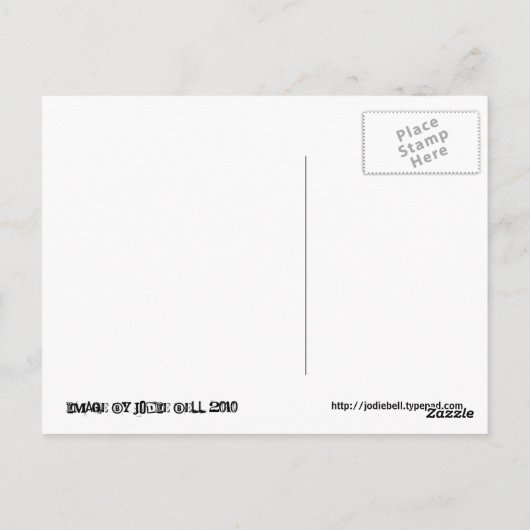 Ladybug-Liebe Postkarte (Rückseite)