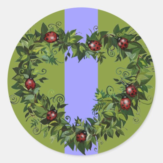 Ladybug Liebe Sticker (Vorderseite)