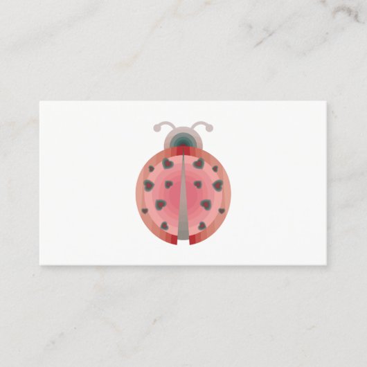 ladybug-Liebe Visitenkarte (Vorderseite)