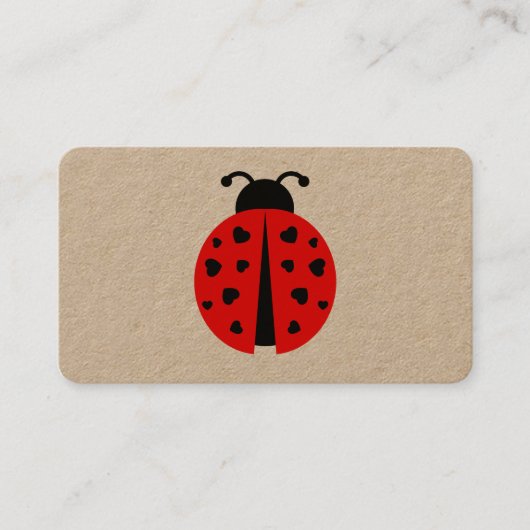 Ladybug-Liebe Visitenkarte (Vorderseite)