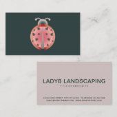 ladybug-Liebe Visitenkarte (Vorne/Hinten)