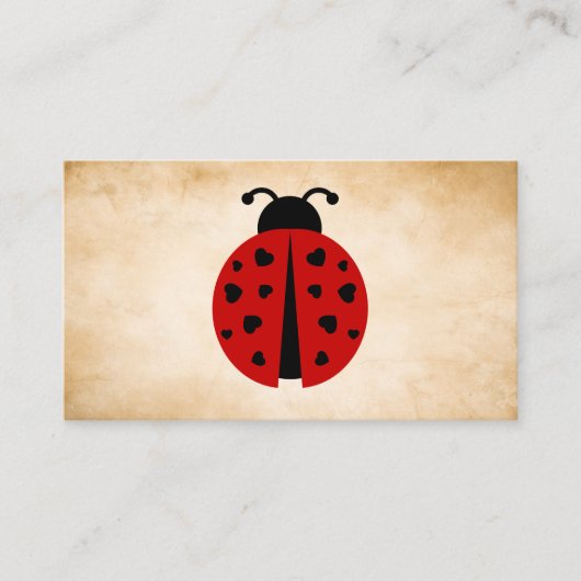 Ladybug-Liebe Visitenkarte (Vorderseite)