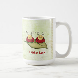 Ladybug Liebe Whimsical Graphic Tasse