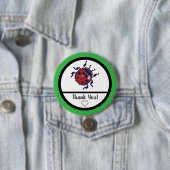 Ladybug, lieveheersbeestje pixelart button (Beispiel)