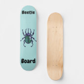Ladybug, lieveheersbeestje pixelart skateboard (Vorderseite)