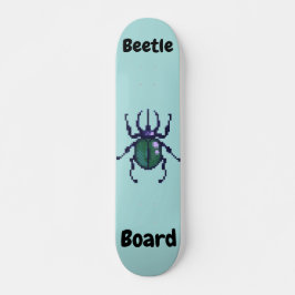 Ladybug, lieveheersbeestje pixelart skateboard