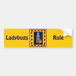 Ladybug Lighthouses Autoaufkleber