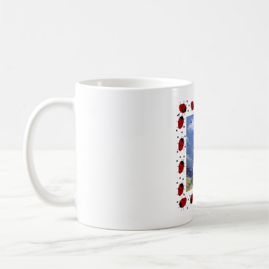 Ladybug Lighthouses Kaffeetasse (Links)
