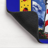 Ladybug Lighthouses Mousepad (Ecke)