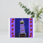 Ladybug Lighthouses Postkarte (Stehend Vorderseite)
