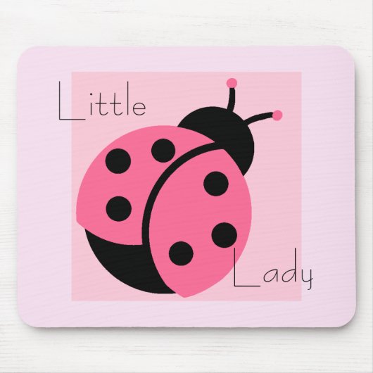 Ladybug "Little Lady" Mousepad (Vorne)