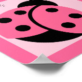 Ladybug "Little Lady" Print Poster (Ecke)