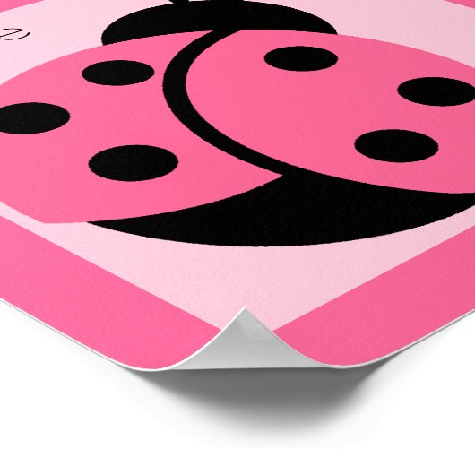 Ladybug "Little Lady" Print Poster (Ecke)