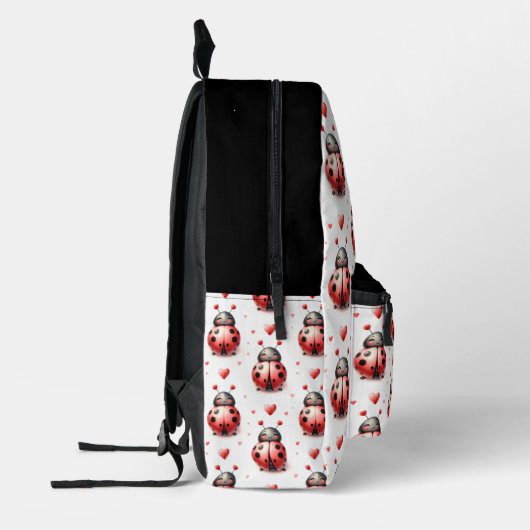 Ladybug Love Bedruckter Rucksack (Links)
