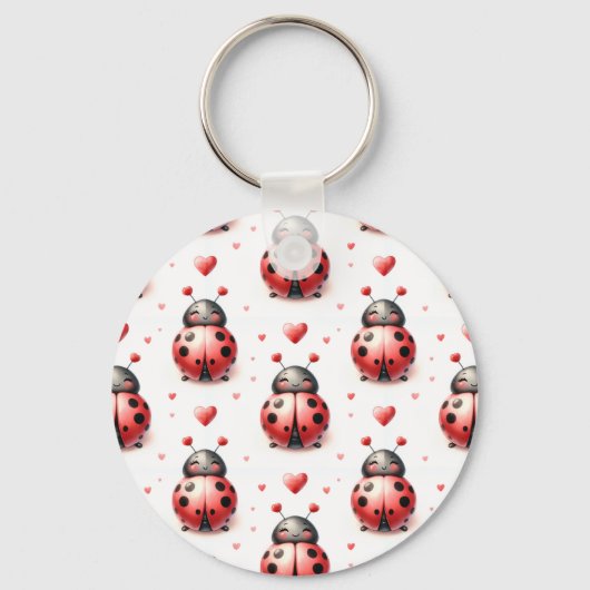 Ladybug Love (personalized) Schlüsselanhänger (Vorderseite)