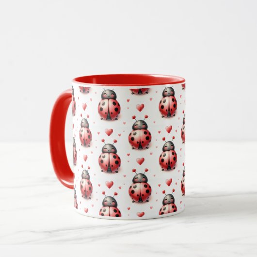 Ladybug Love Tasse (Vorderseite Links)
