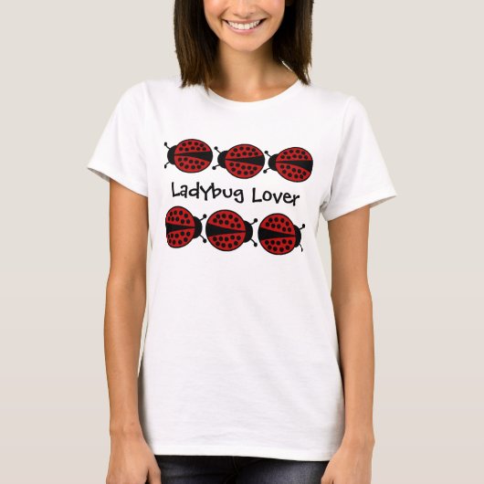 Ladybug Lover niedlich T-Shirt (Vorderseite)