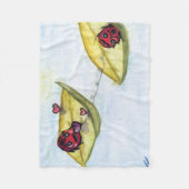 Ladybug Lovers Fleecedecke (Vorderseite)