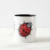 LadyBug Lovers Mug Zweifarbige Tasse (Mittel)