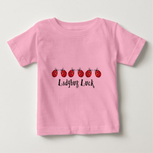 Ladybug Luck Baby T-shirt (Vorderseite)