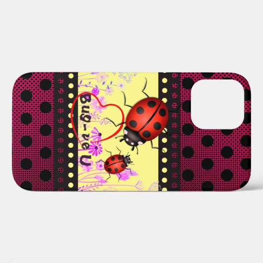 Ladybug Luck Case-Mate iPhone Case (Rückseite (Horizontal))
