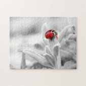 Ladybug Macro Monochrome, Jigsaw Puzzle (Horizontal)