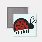 Ladybug Magnet (Vorderseite/Rückseite)