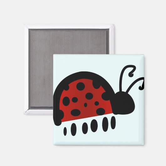 Ladybug Magnet (Vorderseite/Rückseite)