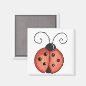 Ladybug Magnet (Vorderseite/Rückseite)