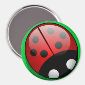 Ladybug Magnet (Vorderseite/Rückseite)