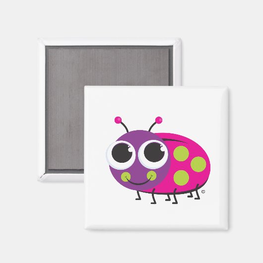 Ladybug Magnet (Vorderseite/Rückseite)