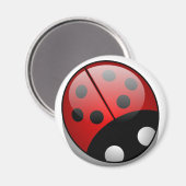 Ladybug Magnet (Vorderseite/Rückseite)