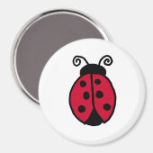 Ladybug Magnet (Vorderseite/Rückseite)