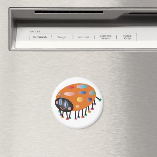 LADYBUG MAGNET VON JIM MALTESE (In Situ (Geschirrspüler))