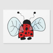 Ladybug Magneteinladung (Vorderseite)