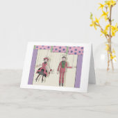 Ladybug Marionettes Karte (Gelbe Blume)