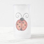 Ladybug Mattglas Bierglas (Mittel)